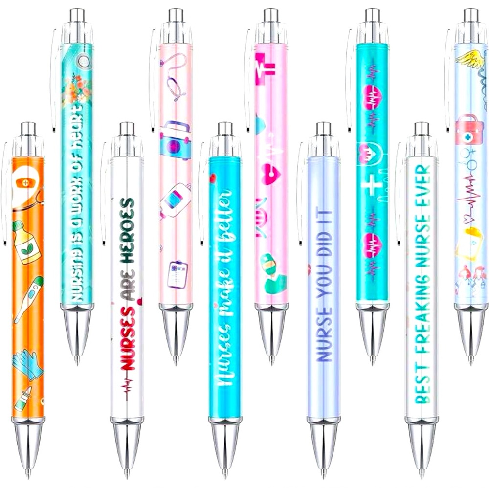 10Pcs Nurse Ballpoint Pens.For Medical Assistants Workers Appreciation Gifts